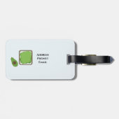 Avocado Toast Bagagelabel (Achterkant horizontaal)