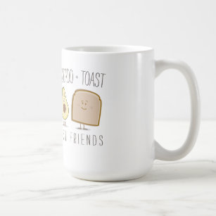 Avocado + Toast Best Friends Funny Mug Koffiemok