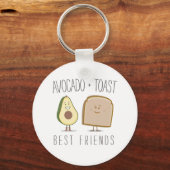 Avocado + Toast Best Friends Funny Sleutelhanger (Voorkant)