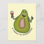 Avocado Toast Briefkaart (Voorkant)