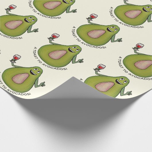 Avocado Toast Cadeaupapier (Hoek)