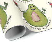 Avocado Toast Cadeaupapier (Rol Hoek)