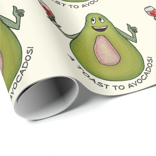 Avocado Toast Cadeaupapier (Rol Hoek)
