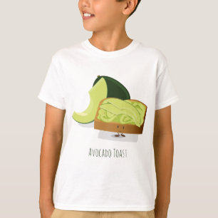 Avocado Toast cartoon T-shirt van het Kind