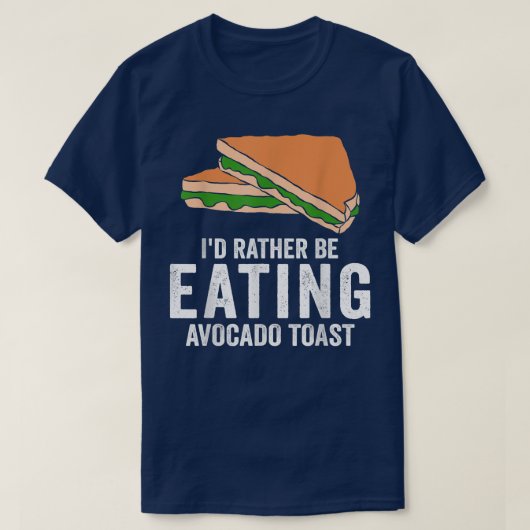 Avocado Toast Fan Liever Eet Ik Avocado T-shirt (Design voorkant)