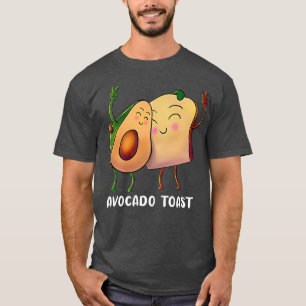 Avocado Toast Fruit Alligator Peer Brood Vegan Ve T-shirt
