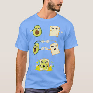 Avocado Toast Fusion Bread Spread Guacamole T-shirt