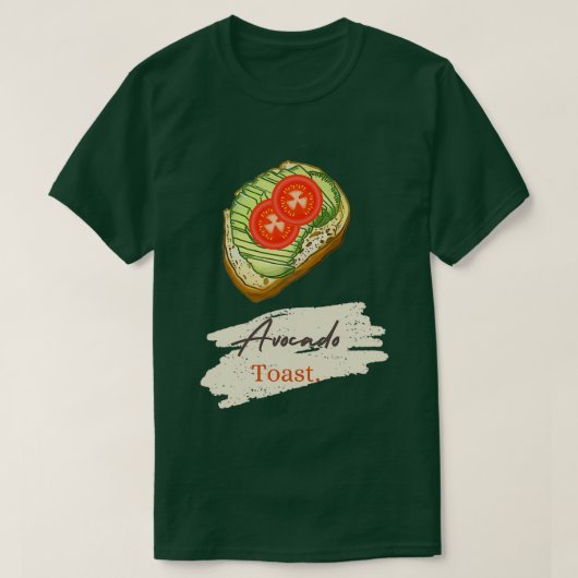 Avocado Toast Graphic T-shirt (Design voorkant)