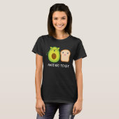 Avocado Toast Healthy Eating Habit Cute Veggie Veg T-shirt (Voorkant volledig)