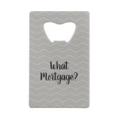 Avocado Toast Hipster-glaashaar Creditkaart Flessenopener (Achterkant)