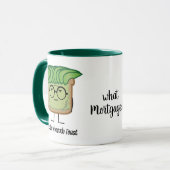 Avocado Toast Hipster-glaashaar Mok (Voorkant links)