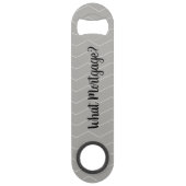 Avocado Toast Hipster-glaashaar Speed Flessenopener (Achterkant)