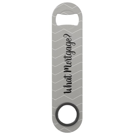 Avocado Toast Hipster-glaashaar Speed Flessenopener (Achterkant)