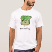 Avocado Toast Hipster-glaashaar T-shirt (Voorkant)