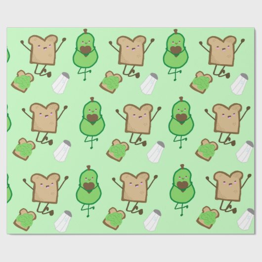Avocado Toast Inpakpapier (Vlak)