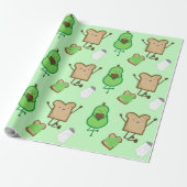 Avocado Toast Inpakpapier (Uitgerold)