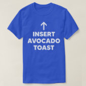Avocado Toast invoegen T-shirt (Design voorkant)
