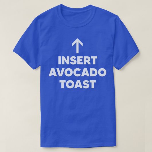 Avocado Toast invoegen T-shirt (Design voorkant)
