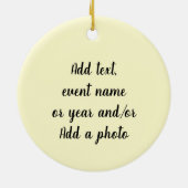 Avocado Toast Keramisch Ornament (Achterkant)