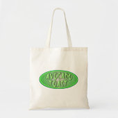 Avocado Toast Love Retro Decal Style Fun Tote Bag (Voorkant)
