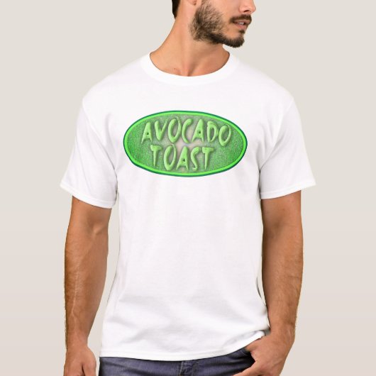 Avocado Toast Love  Style Fun Logo T-shirt (Voorkant)
