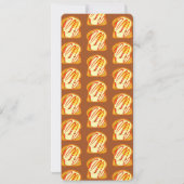 Avocado toast met ei en tomaat platte Kaart (Achterkant)