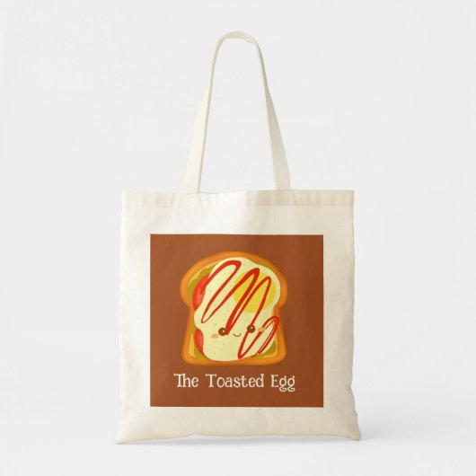 Avocado toast met ei en tomaat tote bag (Voorkant)
