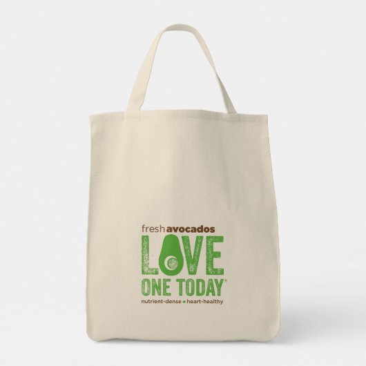 Avocado Toast Organic Cotton Canvas tas (Achterkant)