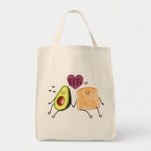 Avocado Toast Organic Cotton Canvas tas