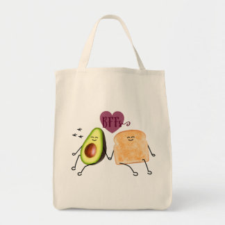 Avocado Toast Organic Cotton Canvas tas