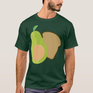 Avocado Toast-patroon T-shirt