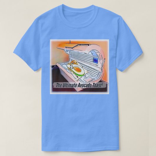 Avocado Toast Recipe T-shirt (Design voorkant)