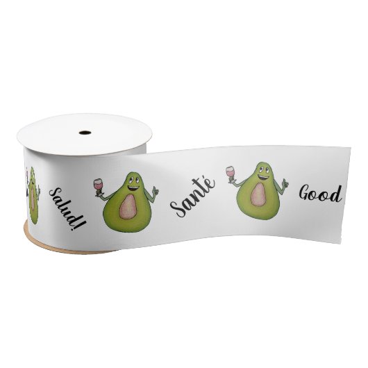 Avocado Toast Satijnen Lint (Spoel)