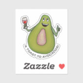 Avocado Toast Sticker (Vel)