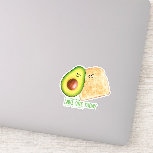 Avocado Toast Sticker (Detail)