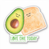 Avocado Toast Sticker (Voorkant)