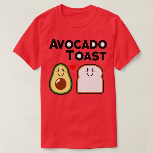 avocado toast sticker 3 t-shirt (Design voorkant)