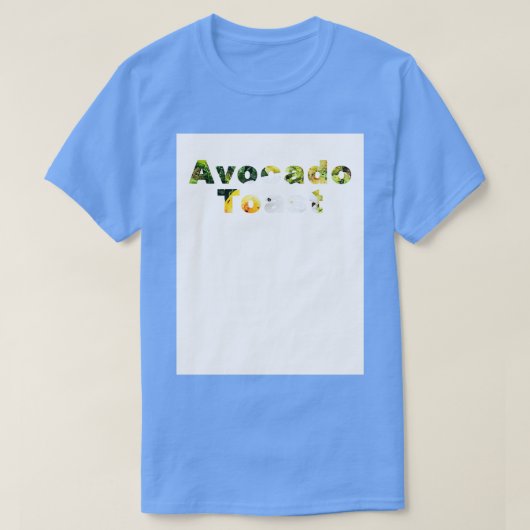 Avocado Toast Text T-shirt (Design voorkant)