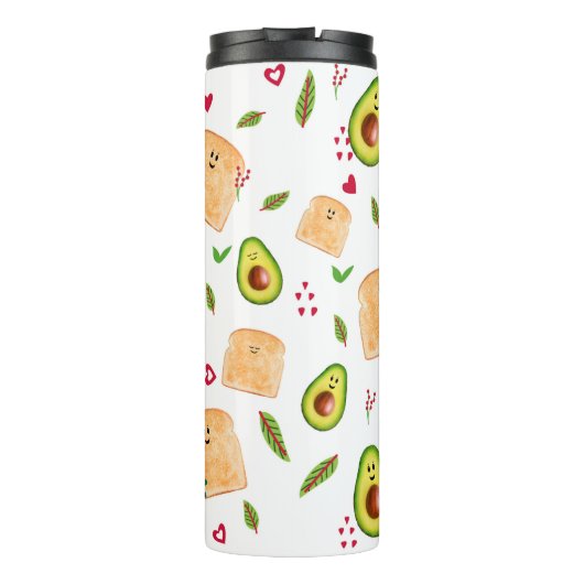 Avocado Toast Thermal Tumbler Thermosbeker (Achterkant)