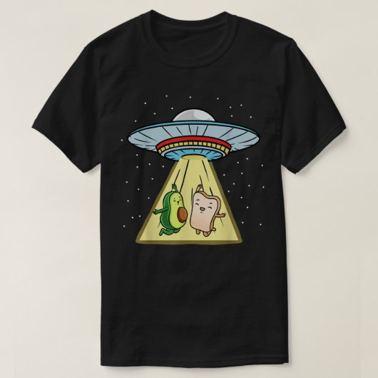 Avocado Toast Ufo Ontvoering T-shirt (Design voorkant)