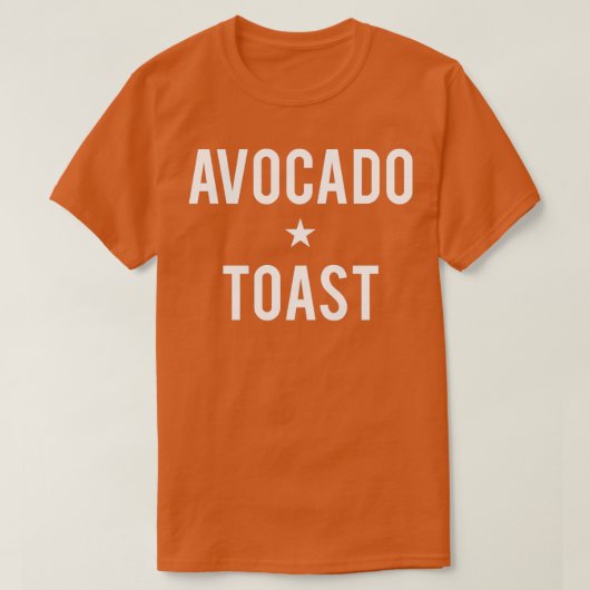 Avocado Toast Vegetarian 2 T-shirt (Design voorkant)