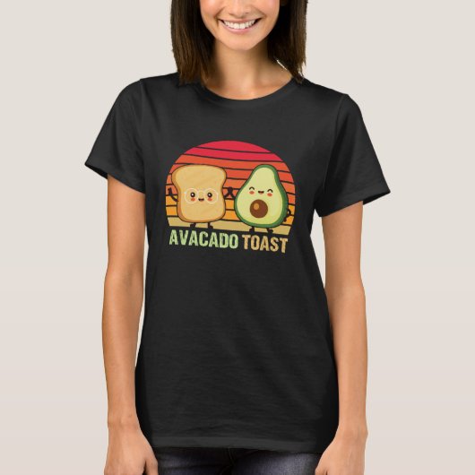 Avocado Toast You Complete Me Avocado and Toast Ve T-shirt (Voorkant)