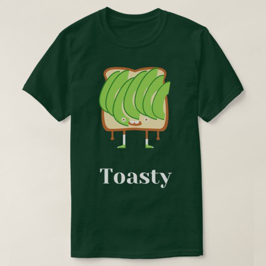 Avocado Toasty T-shirt (Design voorkant)
