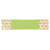 Avocado Tomato Salad Greenery Pattern Korte Tafelloper (Horizontaal)