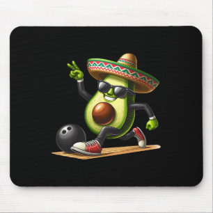 Avocado toont bowlingvaardigheden Cinco de Mayo Gr Muismat