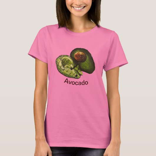 Avocado Topjes van vrouwen T-shirt (Voorkant)