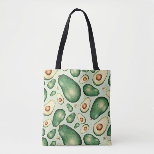 Avocado Tote Bag (Voorkant)