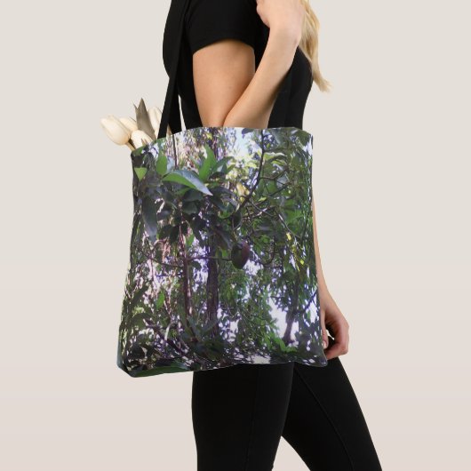 Avocado Tree Canvas tas (Dichtbij)