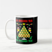 Avocado Tree Funny Food Vegan Christmas Gift  Koffiemok (Links)
