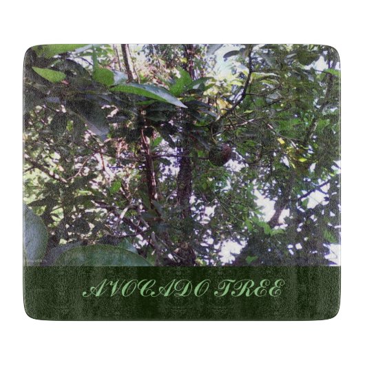 Avocado Tree Snijplank (Voorkant)